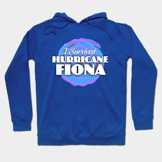 I Survived Hurricane Fiona Hoodie by Dale Preston Design